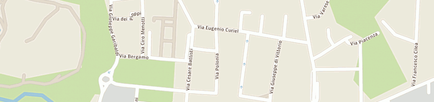 Mappa della impresa elcu sud impianti srl a MILANO