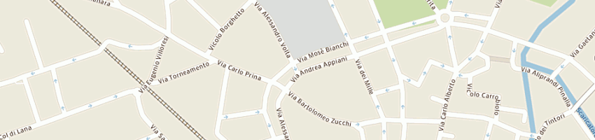 Mappa della impresa ronchi e' abitare di ronchi franco sas a MONZA