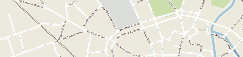 Mappa della impresa aertronica a MONZA