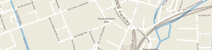 Mappa della impresa ufficio service srl a MONZA