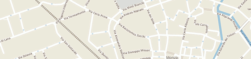 Mappa della impresa vigano' carlo a MONZA