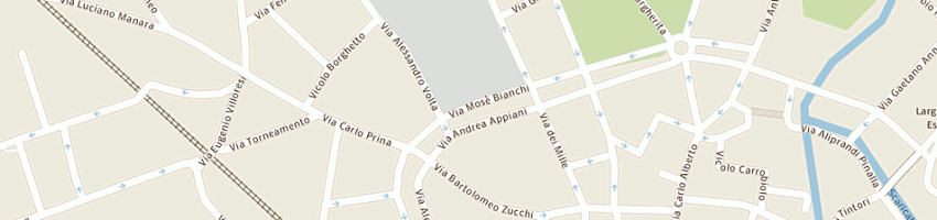 Mappa della impresa tecno costruzioni srl a MONZA