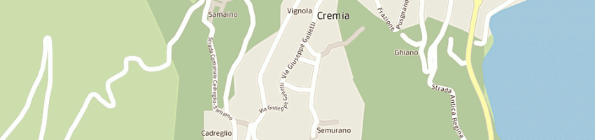 Mappa della impresa campeggio aurora a CREMIA