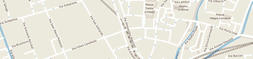 Mappa della impresa cavalieri di cavalieri ae c sas a MONZA