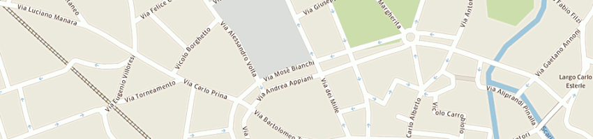 Mappa della impresa mantica alfredo a MONZA