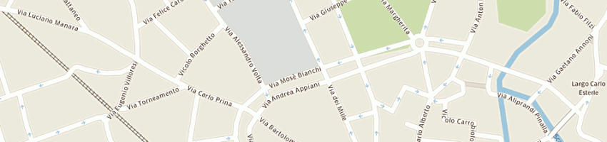 Mappa della impresa carpani remo a MONZA