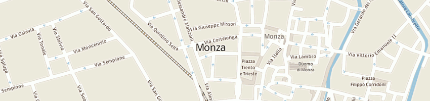 Mappa della impresa ottica torchio srl a MONZA