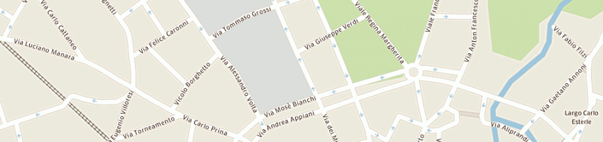 Mappa della impresa aeffe snc di arietta fiorinda e c a MONZA