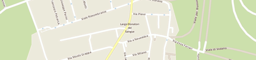 Mappa della impresa mgs arredamenti sas di moscato giovanni massimiliano buonocore e c a VEDANO AL LAMBRO