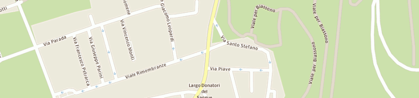 Mappa della impresa bertei sirio a VEDANO AL LAMBRO