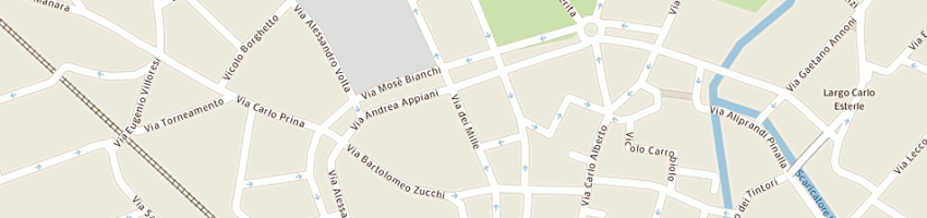 Mappa della impresa la griffe architettura d'interni a MONZA