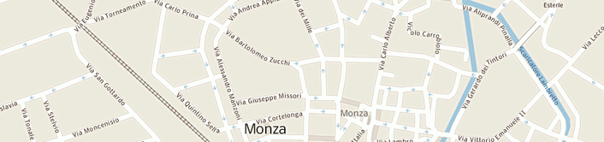 Mappa della impresa antica merceria brumana sas di simona tasca e c a MONZA
