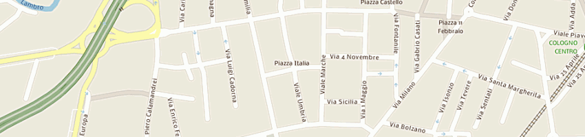 Mappa della impresa panificio orfeo vincenzo e c snc a COLOGNO MONZESE