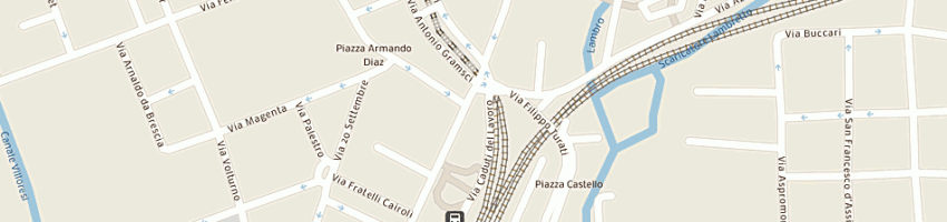 Mappa della impresa hotel royal falcone srl a MONZA