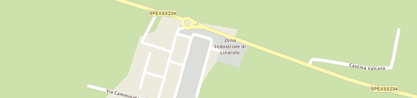 Mappa della impresa pavicalce sncdi finotti pe boserio d a LINAROLO
