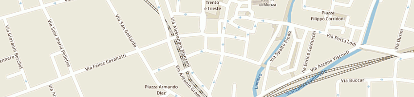 Mappa della impresa banca di credito cooperativo di carate brianza a MONZA