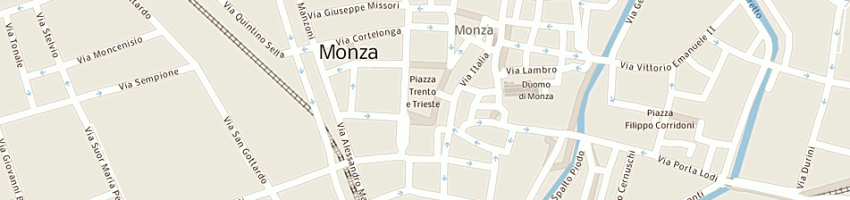 Mappa della impresa capra camillo a MONZA