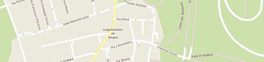 Mappa della impresa lissoni angelo a VEDANO AL LAMBRO