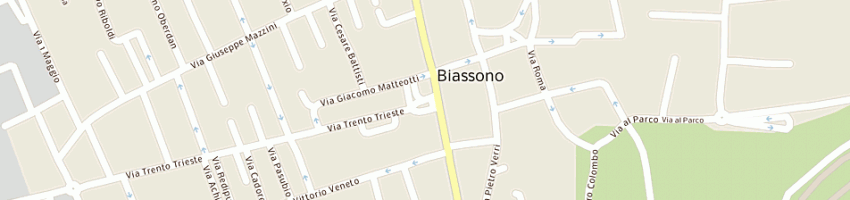 Mappa della impresa bluvacanze spa a BIASSONO