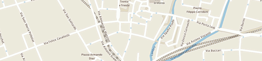 Mappa della impresa cesaretto di cesaretto msas a MONZA