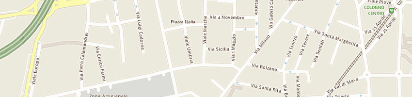 Mappa della impresa carrieri paola a COLOGNO MONZESE