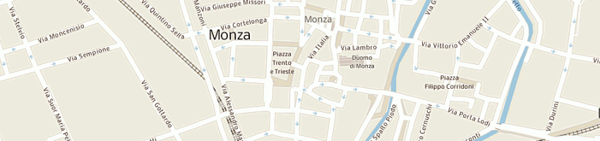 Mappa della impresa farmacia predari snc a MONZA