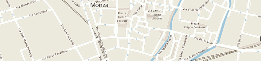 Mappa della impresa alechi di gandolfi maria cristina e c sas a MONZA