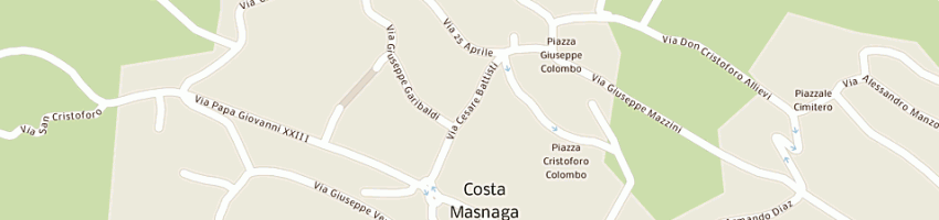 Mappa della impresa felix snc di felice ripamonti e c a COSTA MASNAGA