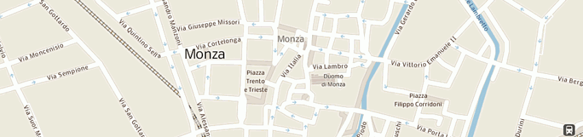 Mappa della impresa ottica redaelli srl a MONZA