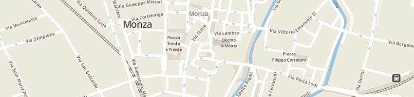 Mappa della impresa parrocchia di s giovanni battista a MONZA