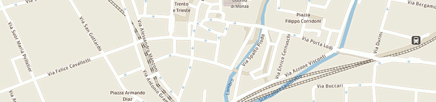 Mappa della impresa h press news di ferrario bruno a MONZA