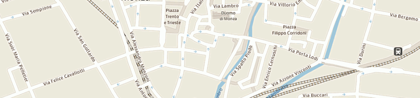 Mappa della impresa fraquelli carlo silvio nicola a MONZA
