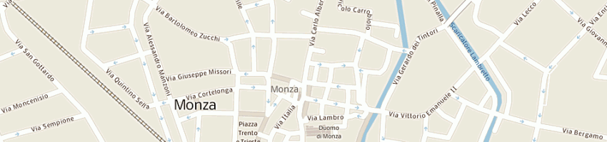 Mappa della impresa ronchi chiara a MONZA