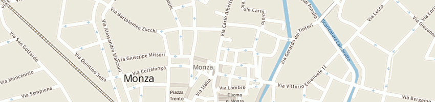 Mappa della impresa il fornaio dell'arengario srl a MONZA