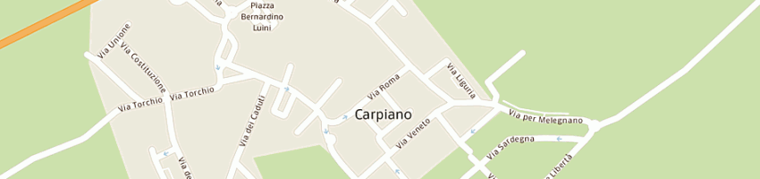 Mappa della impresa griffini luigi a CARPIANO