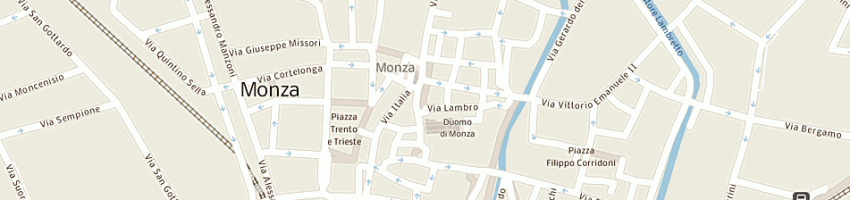 Mappa della impresa gv wood srl a MONZA
