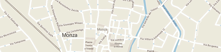 Mappa della impresa bolla mose' a MONZA