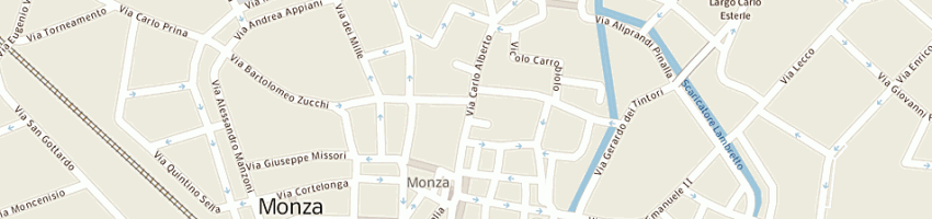 Mappa della impresa barzaghi e rossi (snc) di barzaghi ac e rossi c a MONZA
