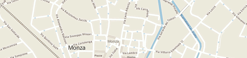 Mappa della impresa studio area srl a MONZA