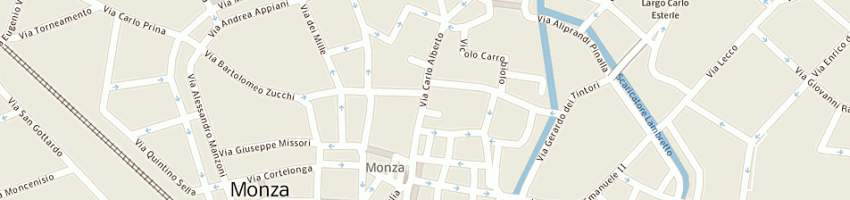 Mappa della impresa pessina paolo e c (sas) a MONZA