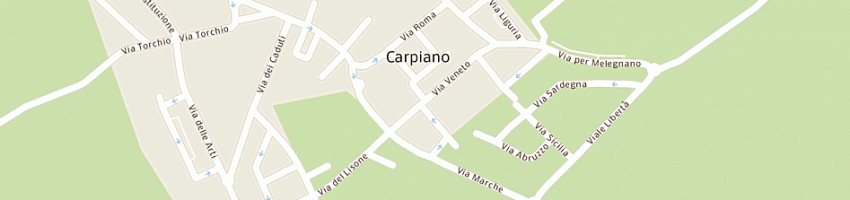 Mappa della impresa f e b idro clima snc di davide bernardi e antonino breci a CARPIANO