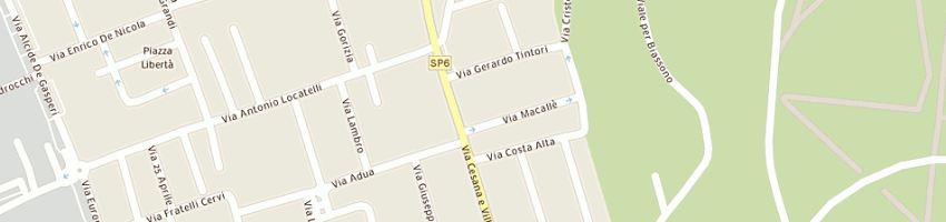 Mappa della impresa banca intesa spa a BIASSONO