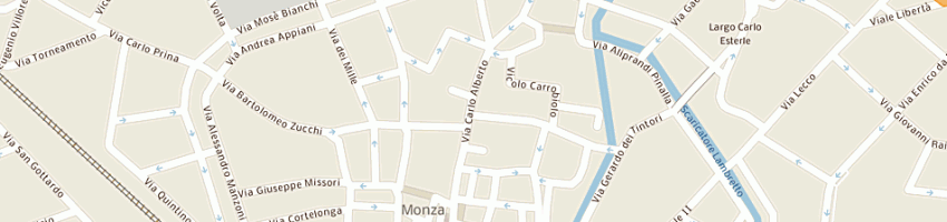 Mappa della impresa la table d'or srl a MONZA