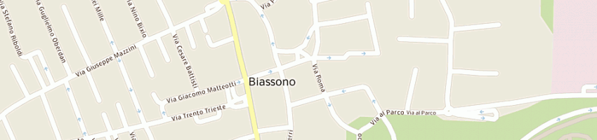 Mappa della impresa cesana renato a BIASSONO