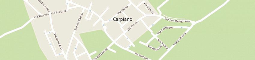 Mappa della impresa comune di carpiano ufficio vigili a CARPIANO