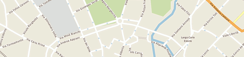 Mappa della impresa vitali simone a MONZA