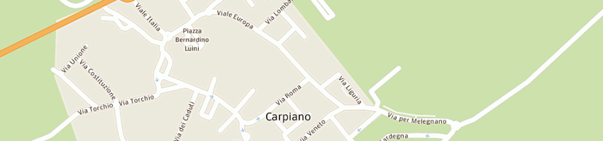 Mappa della impresa brambati giuliano a CARPIANO