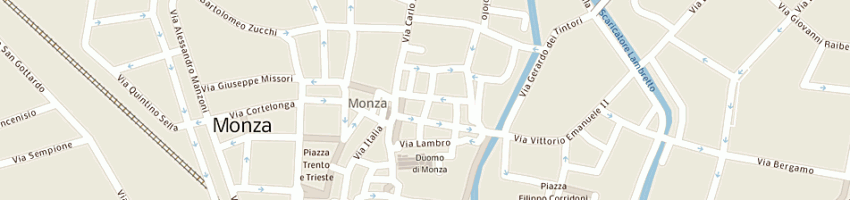 Mappa della impresa europe - art di cugola oscar a MONZA