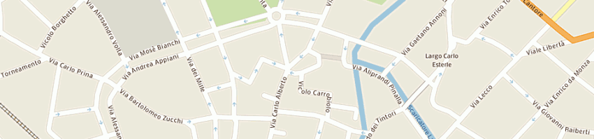 Mappa della impresa l'erba voglio di petrucci daniele e c (snc) a MONZA