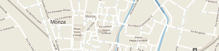 Mappa della impresa gori e benassi snc a MONZA